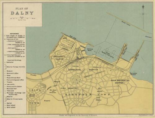 Plan of Dalny [cartographic material]