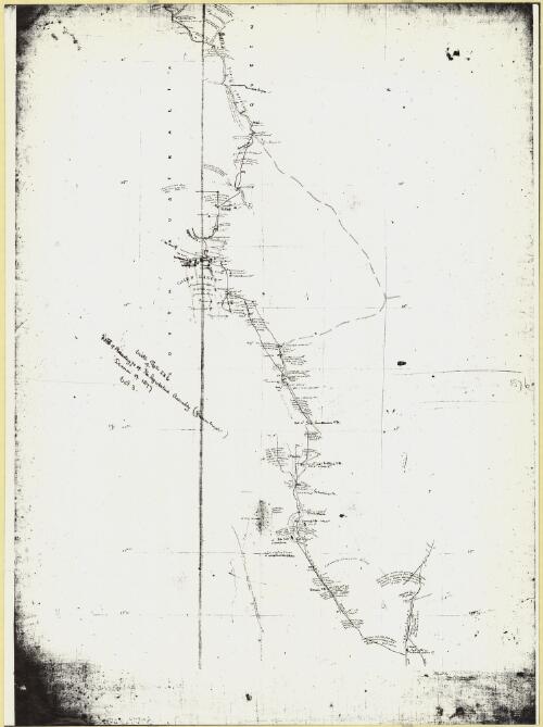 [Carr Boyd 1880 Queensland border] [cartographic material] : [return part of route traversed by North-Western Exploration Party led by W.O. Hodgkinson 1876, The Bluffs to Lake Mary]/ traced by Clemt. L. Wragge