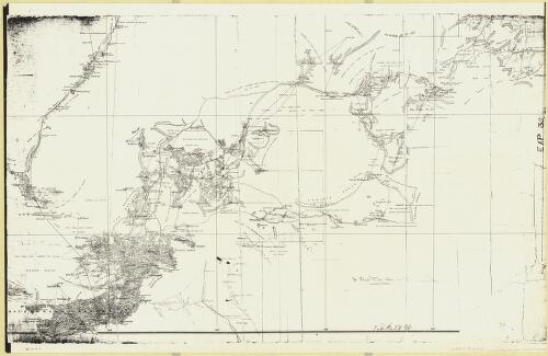 Mr Flints track [of 1882 added to part of map of Winnecke's explorations Lake Nash - Barrow Creek and Jervois Range 1878-1880] [cartographic material] : [Northern Territory]