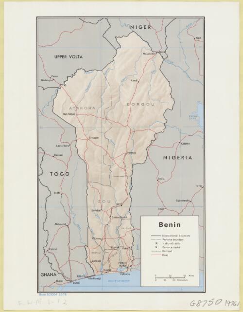 Benin [cartographic material]
