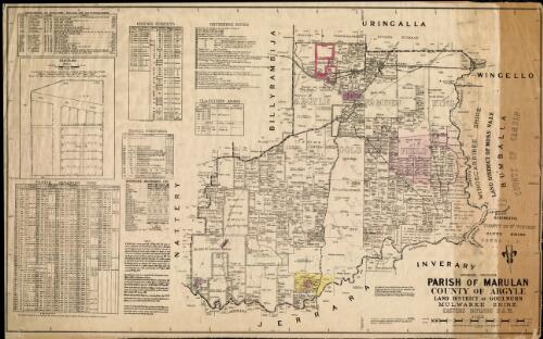 Parish of Marulan, County of Argyle [cartographic material] / compiled, drawn and printed at the Department of Lands, Sydney