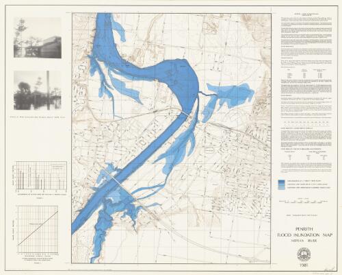 Penrith flood inundation map, Nepean River [cartographic material] / Water Resources Commission N.S.W