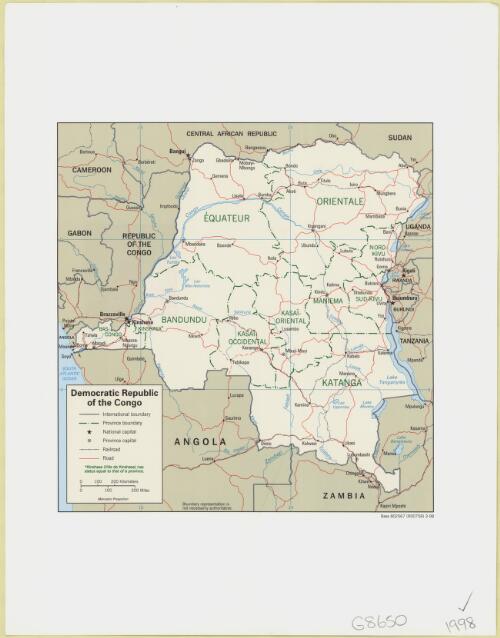 Democratic Republic of the Congo [cartographic material]