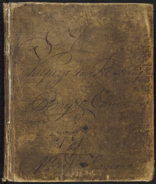 Journal of Arthur Bowes Smyth, 1787 March 22-1789 August [manuscript]