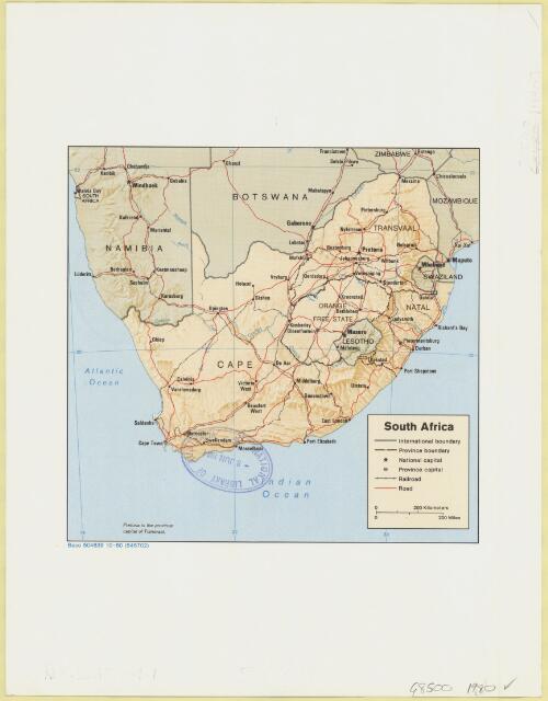 South Africa [cartographic material]