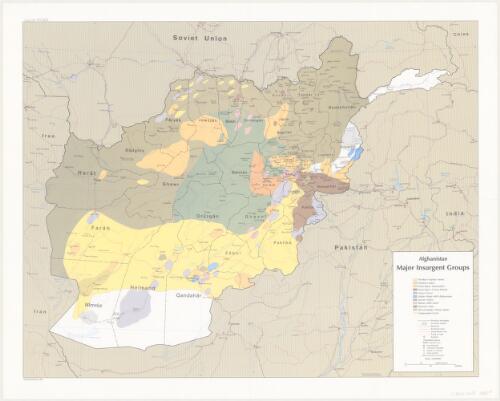 Afghanistan major insurgent groups [cartographic material]