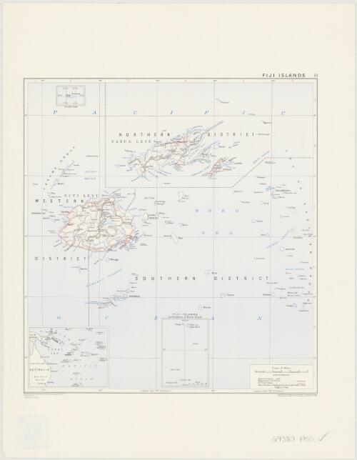 Fiji Islands [cartographic material] / compiled and drawn by Directorate of Colonial Surveys