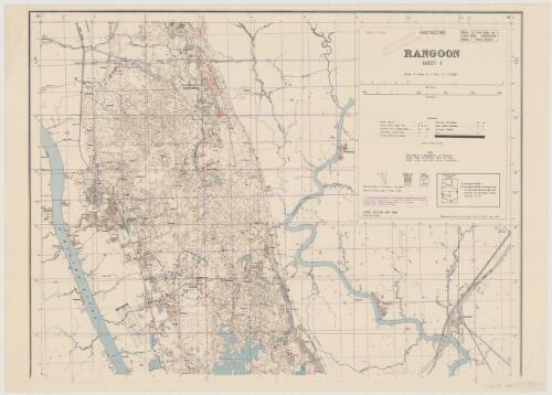 Rangoon [cartographic material]