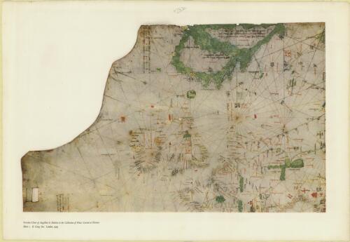 The portolan chart of Angellino de Dalorto, MCCCXXV, in the collection of Prince Corsini at Florence / with a note on the surviving charts and atlases of the fourteenth century by Arthur R. Hinks