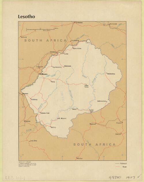 Lesotho. [cartographic material]