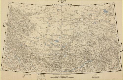 Tibet and adjacent countries [cartographic material]