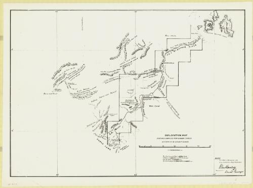 Exploration map [McArthur River, Northern Territory] [cartographic material] : features compiled from various sources / description by Ernest Favenc ; H. Vere Barclay