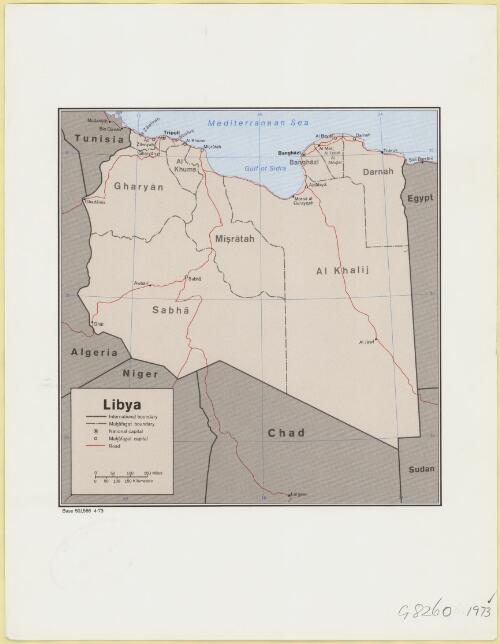Libya [cartographic material]