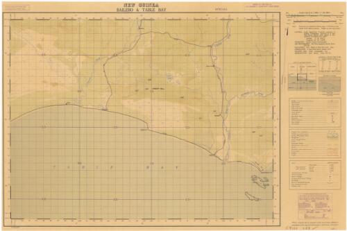 Bailebo & Table Bay [cartographic material] : special / compilation, 8 Aust. Field Survey Section AIF ; drawing and reproduction LHQ Cartographic Coy., Aust. Survey Corps., Nov. '43