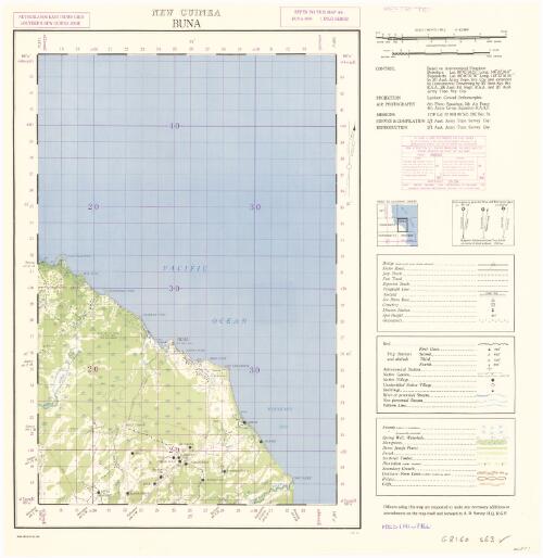 Buna [cartographic material] / survey & compilation 2/1 Aust. Army Topo. Survey Coy. ; reproduction 2/1 Aust. Army Topo. Survey Coy