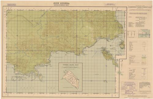Guaugurina Bay [cartographic material] / compilation, 3 Aust. Field Survey Coy. A.I.F. ; drawing, 2/1 Aust. Army Topo Svy. Coy. ; reproduction, 2/1 Aust. Army Topo Svy. Coy