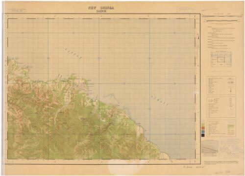 Saidor [cartographic material] / compilation & detail,  2 Fd. Svy. Coy. (AIF), Aust. Svy. Corps. with aid of air photos ; drawing, 2 Fd. Svy. Coy. (AIF) & LHQ. Cartographic Coy., Aust. Svy. Corps. ; reproduction, LHQ. Cartographic Coy., Aust. Svy. Corps., July '45