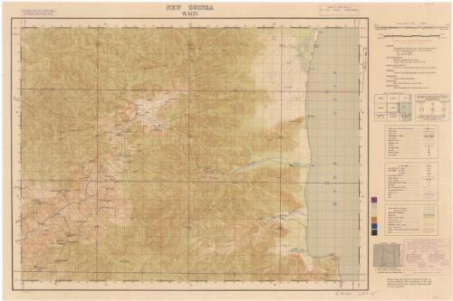 Wago [cartographic material] / compiled & detail, 2 Fd. Svy. Coy., Aust. Svy. Corps., Aug. 44 with aid of air photos ; drawing, 2 Fd. Svy. Coy. & LHQ Cartographic Coy., Aust. Svy. Corps., Oct. 44 ; reproduction, LHQ Cartographic Coy., Aust. Svy. Corps., Aug. 45