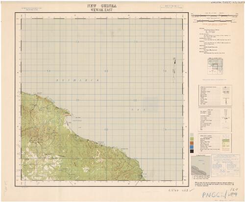 Wewak east [cartographic material] / compilation & detail, 6 Aust. Army Topo. Svy. Coy. (AIF), Aust. Svy. Corps. Jul. 45 ; drawing, 6 Aust. Army Topo. Svy. Coy. (AIF), & LHQ Cartographic Coy., Aust. Svy. Corps. Jul. 45 ; reproduction, LHQ Cartographic Coy., Aust. Svy. Corps. Jul. 45