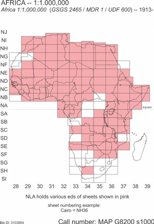Africa 1:1,000,000 [cartographic material]