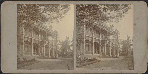 Exterior of Rosebank House, Strathmore, Victoria, approximately 1900