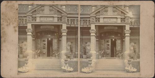 Front entrance of Rosebank House, Strathmore, Victoria, approximately 1900