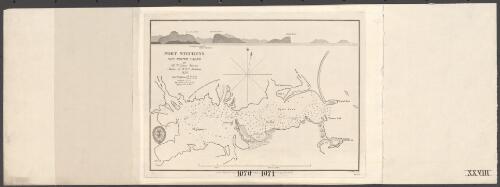 Port Stephens, New South Wales [cartographic material] / by Mr. William Johns, Master of H.M.S. Rainbow, 1828 ; J. & C. Walker, sculpt