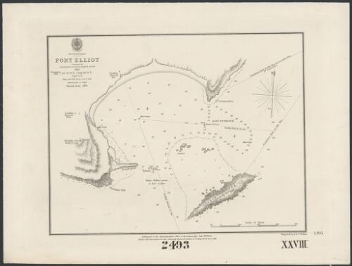 South Australia, Port Elliot [cartographic material] / surveyed by Mr. Bloomfield Douglas, Harbour Master, 1856 ; engraved by J. & C. Walker