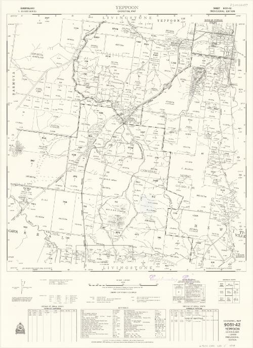 Queensland 1:25 000 series cadastral map. 9051-42, Yeppoon [cartographic material] / Drawn and published by the Department of Mapping and Surveying, Brisbane