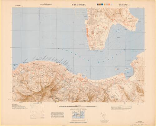 Hong Kong [cartographic material] : Victoria / reproduced under the direction of the Chief of Engineers by the Army Map Service, U.S. Army, Washington, D.C