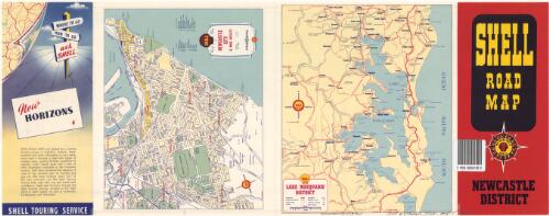 Shell road map of Newcastle district [cartographic material] / Shell