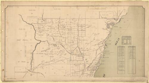 Parish of Southend, County of Cumberland [cartographic material] : Metropolitan & Wollongong Land Districts, Wollondilly &  Bulli Shires, Eastern Division N.S.W. / compiled, drawn and printed at the Department of Lands, Sydney N.S.W. Octr. 1910