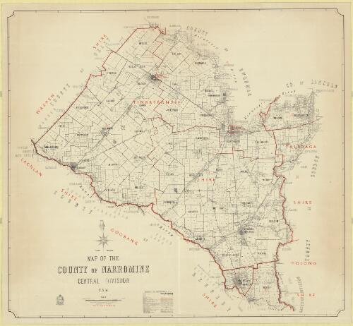 Map of the County of Narromine, Central Division, N.S.W. [cartographic material] / compiled, drawn & printed at the Department of Lands, Sydney, N.S.W