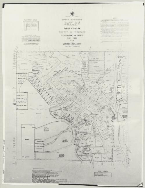 Lands in the vicinity of Batlow (Reedy Flat) [cartographic material] : Parish of Batlow, County of Wynyard, Land District of Tumut, Gadara Shire, N.S.W. 1924 / compiled, drawn and printed at the Department of Lands, Sydney, N.S.W