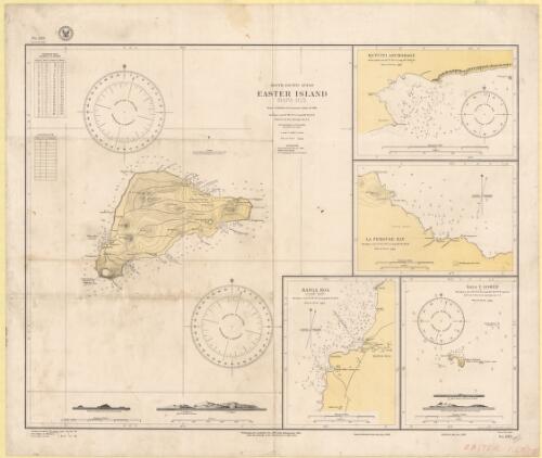 Easter Island (Rapa Nui), South Pacific Ocean [cartographic material] / Hydrographic Office, U.S. Navy