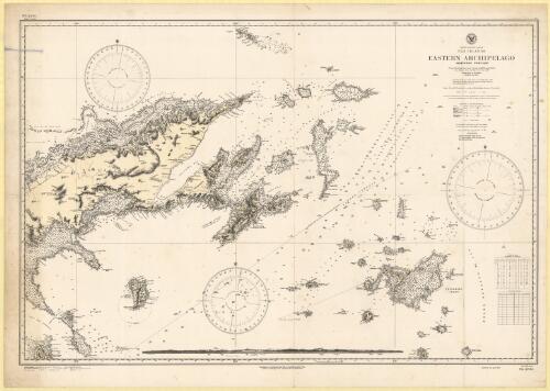 Eastern archipelago, Fiji islands, South Pacific Ocean (northern portion) [cartographic material] / Hydrographic Office, U.S. Navy