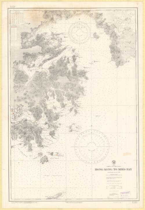 Hong Kong to Mirs Bay, China, south coast, Asia [cartographic material] : / Hydrographic Office, U.S. Navy