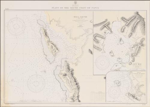 Plans on the south coast of Papua, New Guinea, South Pacific Ocean [cartographic material] / Hydrographic Office, U.S. Navy
