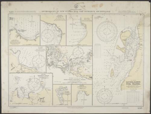 Anchorages in New Guinea and the Bismarck Archipelago, South Pacific Ocean [cartographic material] / Hydrographic Office, U.S. Navy