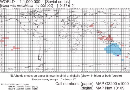 [Australia 1:1,000,000 topographic maps] [cartographic material]
