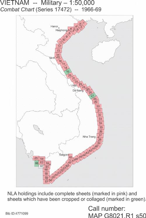 [Combat chart [cartographic material] : Vietnam]