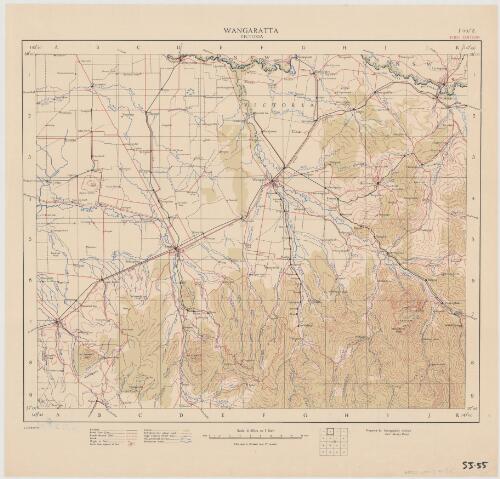 Wangaratta, Victoria [cartographic material] / prepared by Cartographic Section Aust. Survey Corps