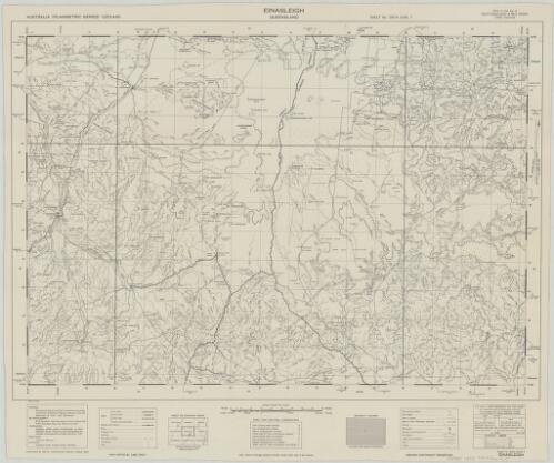 Einasleigh, Queensland [cartographic material] / produced by Royal Australian Survey Corps