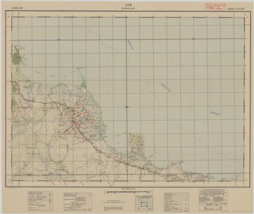 Ayr, Queensland [cartographic material] / drawn and reproduced by L.H.Q. (Aust.) Cartographic Company, 1943