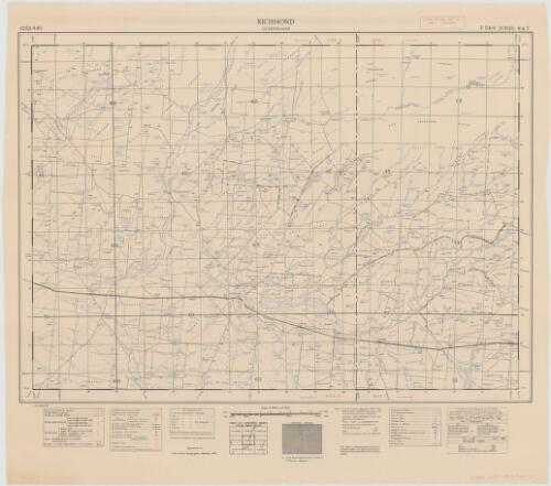 Richmond, Queensland [cartographic material] / reproduced by L.H.Q. (Aust.) Cartographic Company, 1943