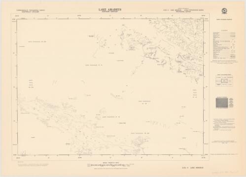 Lake Amadeus, Northern Territory [cartographic material] : Commonwealth Topographic Survey / produced by Division of National Mapping, Department of National Development, Canberra, A.C.T