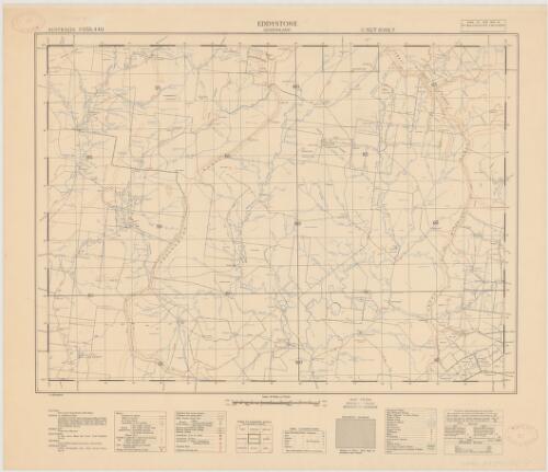 Eddystone, Queensland [cartographic material] / drawing [by] Survey Office, Lands Department, Queensland ; reproduction [by] L.H.Q. Cartographic Coy., Aust. Survey Corps, Sep 44