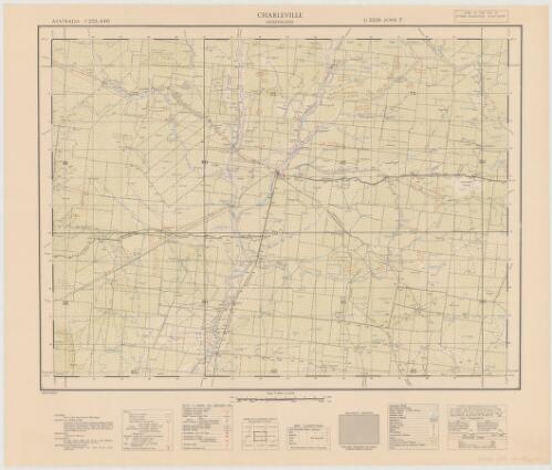 Charleville, Queensland [cartographic material] / drawing & reproduction [by] L.H.Q. Cartographic Coy., Aust. Survey Corps, April 1944