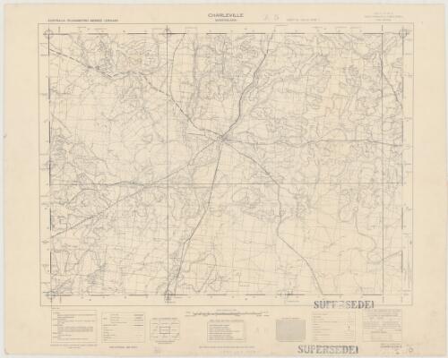 Charleville, Queensland [cartographic material] / produced by Royal Australian Survey Corps 1957