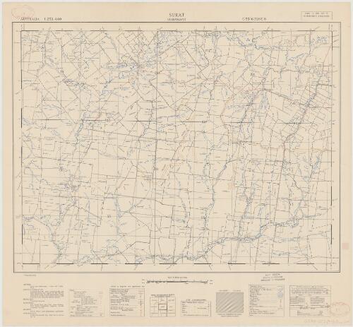 Surat, Queensland [cartographic material] / reproduction [by] L.H.Q. Cartographic Coy., Aust. Survey Corps, Jun 45